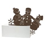 Goebel - Kerst | Decoratief beeld / figuur Wintervrienden - sneeuwpoppen | Metaal, 50cm Goebel - Kerst | Decoratief beeld / figuur Wintervrienden - sneeuwpoppen | Metaal, 50cm