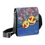 Goebel - Emoji by BRITTO | Tas I Love You | Schoudertas - 25cm - kunststof Goebel - Emoji by BRITTO | Tas I Love You | Schoudertas - 25cm - kunststof