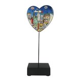 Goebel - Charles Fazzino | Decoratief beeld / figuur Ballon ride over New York | Porselein - 31cm Goebel - Charles Fazzino | Decoratief beeld / figuur Ballon ride over New York | Porselein - 31cm