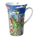Goebel - Charles Fazzino | Koffie / Thee Mok Ballon Ride over New York | Beker - porselein - 500ml Goebel - Charles Fazzino | Koffie / Thee Mok Ballon Ride over New York | Beker - porselein - 500ml