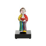 OP=OP Goebel - Romero Britto | Decoratief beeld / figuur Zanger 17 | Porselein - Pop Art - 17cm OP=OP Goebel - Romero Britto | Decoratief beeld / figuur Zanger 17 | Porselein - Pop Art - 17cm