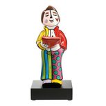 OP=OP Goebel - Romero Britto | Decoratief beeld / figuur Zanger 35 | Porselein - Pop Art - 35cm - Limited Edition OP=OP Goebel - Romero Britto | Decoratief beeld / figuur Zanger 35 | Porselein - Pop Art - 35cm - Limited Edition