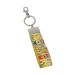 Goebel - James Rizzi | Sleutelhanger The Funny Sunny Feeling | Kunstleer - 16cm Goebel - James Rizzi | Sleutelhanger The Funny Sunny Feeling | Kunstleer - 16cm
