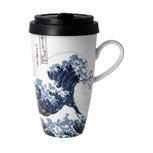 Goebel - Katsushika Hokusai | Koffie / Thee mok The Great Wave | Beker to go - porselein - 500ml Goebel - Katsushika Hokusai | Koffie / Thee mok The Great Wave | Beker to go - porselein - 500ml