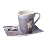Goebel - Joaquin Sorolla | Kop en schotel Na zonsondergang | Porselein - 19cm - 350ml - met echt goud Goebel - Joaquin Sorolla | Kop en schotel Na zonsondergang | Porselein - 19cm - 350ml - met echt goud