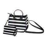 Goebel - Chateau | Tas Stripes | Schoudertas - 25cm - kunstleer Goebel - Chateau | Tas Stripes | Schoudertas - 25cm - kunstleer