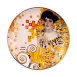 Goebel - Gustav Klimt | Decoratief bord Adele Bloch-Bauer | Porselein - 21cm - Limited Edition - met echt goud Goebel - Gustav Klimt | Decoratief bord Adele Bloch-Bauer | Porselein - 21cm - Limited Edition - met echt goud