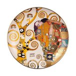 Goebel - Gustav Klimt | Decoratief bord De vervulling | Porselein - 21cm - Limited Edition - met echt goud Goebel - Gustav Klimt | Decoratief bord De vervulling | Porselein - 21cm - Limited Edition - met echt goud