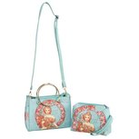 Goebel - Alphonse Mucha | Tas Lente | Schoudertas - 25cm - kunstleer Goebel - Alphonse Mucha | Tas Lente | Schoudertas - 25cm - kunstleer