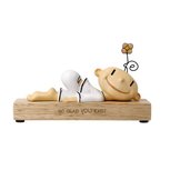 Goebel® - Der kleine Yogi | Decoratief beeld / figuur "So glad you exist" | Porselein, 15cm Goebel® - Der kleine Yogi | Decoratief beeld / figuur "So glad you exist" | Porselein, 15cm