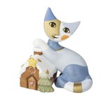 Goebel - Rosina Wachtmeister | Decoratief beeld / figuur Casa di pan di zenzero | Porselein - 10cm - 2020 Goebel - Rosina Wachtmeister | Decoratief beeld / figuur Casa di pan di zenzero | Porselein - 10cm - 2020