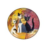Goebel - Rosina Wachtmeister | Sier Schoteltje Macchia e amici | Porselein - 10cm - met echt goud Goebel - Rosina Wachtmeister | Sier Schoteltje Macchia e amici | Porselein - 10cm - met echt goud
