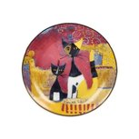 Goebel - Rosina Wachtmeister | Sier Schoteltje I gatti festeggiano | Porselein - 10cm - met echt goud Goebel - Rosina Wachtmeister | Sier Schoteltje I gatti festeggiano | Porselein - 10cm - met echt goud