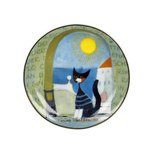 Goebel - Rosina Wachtmeister | Sier Schoteltje Il gatto e il mare | Porselein - 10cm - met echt goud Goebel - Rosina Wachtmeister | Sier Schoteltje Il gatto e il mare | Porselein - 10cm - met echt goud