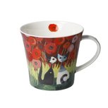 Goebel - Rosina Wachtmeister | Koffie / Thee Mok Innamorati tra i papaveri | Beker - porselein - 350ml Goebel - Rosina Wachtmeister | Koffie / Thee Mok Innamorati tra i papaveri | Beker - porselein - 350ml