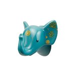 Goebel - Elephant | Decoratief beeld / figuur Jungle Blauw | Porselein - 7cm - olifant - wandhaak Goebel - Elephant | Decoratief beeld / figuur Jungle Blauw | Porselein - 7cm - olifant - wandhaak