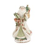 OP=OP Goebel - Fitz and Floyd | Decoratief beeld / figuur Muziekdoos Kerstman | Aardewerk - 24cm - kerst OP=OP Goebel - Fitz and Floyd | Decoratief beeld / figuur Muziekdoos Kerstman | Aardewerk - 24cm - kerst