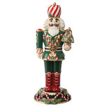 Goebel - Fitz and Floyd | Decoratief beeld / figuur Notenkraker met boom 44 | Aardewerk - 44cm - kerst Goebel - Fitz and Floyd | Decoratief beeld / figuur Notenkraker met boom 44 | Aardewerk - 44cm - kerst
