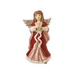 Goebel - Kerst | Decoratief beeld / figuur Engel warm kaarslicht | Aardewerk - 26cm Goebel - Kerst | Decoratief beeld / figuur Engel warm kaarslicht | Aardewerk - 26cm