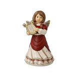 Goebel - Kerst | Decoratief beeld / figuur Engel hemelse harp | Aardewerk - 15cm - met Swarovski Goebel - Kerst | Decoratief beeld / figuur Engel hemelse harp | Aardewerk - 15cm - met Swarovski