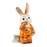 Goebel - Pasen | Decoratief beeld / figuur Haas Meester Klodder | Aardewerk - 15cm Goebel - Pasen | Decoratief beeld / figuur Haas Meester Klodder | Aardewerk - 15cm