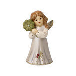OP=OP Goebel - Kerst | Decoratief beeld / figuur Engel veel geluk | Aardewerk - 9cm - met Swarovski OP=OP Goebel - Kerst | Decoratief beeld / figuur Engel veel geluk | Aardewerk - 9cm - met Swarovski