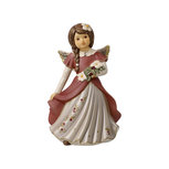 Goebel - Kerst | Decoratief beeld / figuur Engel winter bloesem magie | Aardewerk - 15cm - met Swarovski Goebel - Kerst | Decoratief beeld / figuur Engel winter bloesem magie | Aardewerk - 15cm - met Swarovski