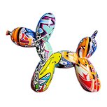 Graffiti Art Decoratief beeld Kleurrijke Ballon Hond 22cm Graffiti Art Decoratief beeld Kleurrijke Ballon Hond 22cm