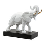 Goebel - Studio 8 | Decoratief beeld / figuur Olifant | Porselein - 57cm - Limited Edition - met echt goud Goebel - Studio 8 | Decoratief beeld / figuur Olifant | Porselein - 57cm - Limited Edition - met echt goud