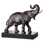 Goebel - Studio 8 | Decoratief beeld / figuur Olifant | Porselein - 57cm - Limited Edition - met platina Goebel - Studio 8 | Decoratief beeld / figuur Olifant | Porselein - 57cm - Limited Edition - met platina