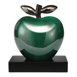 Goebel - Studio 8 | Decoratief beeld / figuur Appel - Life is Green | Porselein - 28cm - Limited Edition - met platina Goebel - Studio 8 | Decoratief beeld / figuur Appel - Life is Green | Porselein - 28cm - Limited Edition - met platina