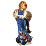 Goebel - Jan Davidsz de Heem | Decoratief beeld / figuur Engel Zomberbloemen | Aardewerk - 49cm - kerst - Limited Edition Goebel - Jan Davidsz de Heem | Decoratief beeld / figuur Engel Zomberbloemen | Aardewerk - 49cm - kerst - Limited Edition