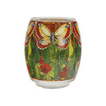 Goebel - Louis Comfort Tiffany | Windlicht Vlinders | Glas - 13cm Goebel - Louis Comfort Tiffany | Windlicht Vlinders | Glas - 13cm