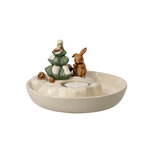 Goebel - Kerst | Windlicht Winterbos | Aardewerk - 15cm Goebel - Kerst | Windlicht Winterbos | Aardewerk - 15cm