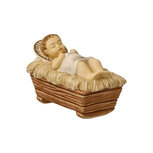 Goebel - Kerst | Decoratief beeld / figuur kerststal baby Jezus | Aardewerk - 7cm Goebel - Kerst | Decoratief beeld / figuur kerststal baby Jezus | Aardewerk - 7cm