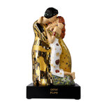 Goebel - Gustav Klimt | Decoratief beeld / figuur De Kus | Porselein - 33cm - Limited Edition - met echt goud Goebel - Gustav Klimt | Decoratief beeld / figuur De Kus | Porselein - 33cm - Limited Edition - met echt goud