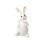 Goebel - Pasen | Decoratief beeld / figuur Haas Snow White - Sweet Moments | Porselein - 15cm Goebel - Pasen | Decoratief beeld / figuur Haas Snow White - Sweet Moments | Porselein - 15cm