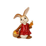 Goebel - Pasen | Decoratief beeld / figuur Haas Onderweg naar jou | Aardewerk - 15cm Goebel - Pasen | Decoratief beeld / figuur Haas Onderweg naar jou | Aardewerk - 15cm