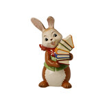 Goebel - Pasen | Decoratief beeld / figuur Haas Hoppla | Aardewerk - 12cm - paashaas Goebel - Pasen | Decoratief beeld / figuur Haas Hoppla | Aardewerk - 12cm - paashaas
