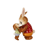 Goebel - Pasen | Decoratief beeld / figuur Haas Kleine schat | Aardewerk - 12cm - paashaas Goebel - Pasen | Decoratief beeld / figuur Haas Kleine schat | Aardewerk - 12cm - paashaas