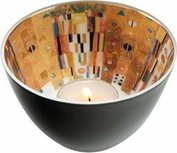 Goebel - Gustav Klimt | Theelicht Stoclet Fries | Porselein, 7cm Goebel - Gustav Klimt | Theelicht Stoclet Fries | Porselein, 7cm