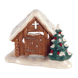 Goebel - Kerst | Windlicht Boskapel | Aardewerk - 21cm Goebel - Kerst | Windlicht Boskapel | Aardewerk - 21cm