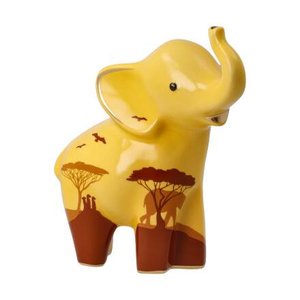 Goebel - Elephant | Decoratief beeld / figuur Mukkoka | Porselein - 15cm - olifant