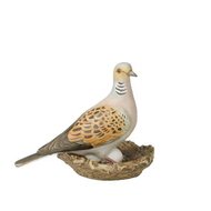Goebel - Vogels | Decoratief beeld / figuur Vogel van het jaar 2020 - tortelduif | Porselein, 12cm
