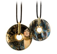 Halskette Gustav Klimt - Dame mit Fächer
